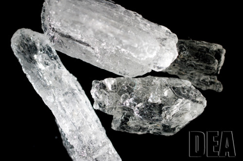 crystal meth close up